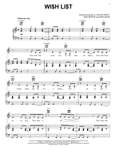 Wi$h Li$t von Taylor Swift (Download) 