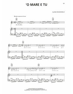 O Mare E Tu von Andrea Bocelli (Download) 