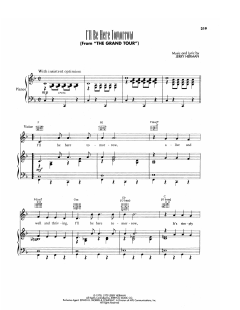 I'll Be Here Tomorrow von Jerry Herman (Download) 