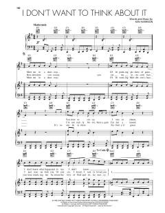 I Don't Want To Think About It von Wild Strawberries (Download) 