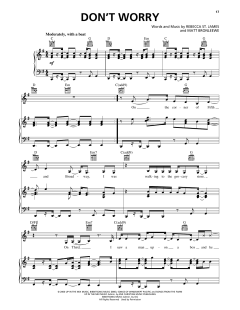 Don't Worry von Rebecca St. James (Download) 