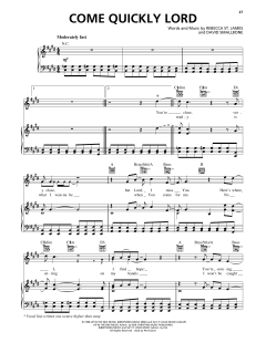 Come Quickly Lord von Rebecca St. James (Download) 