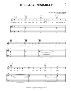 It's Easy, Mmmkay von Trey Parker (Download) 