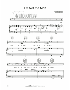 I'm Not The Man von Natalie Merchant (Download) 