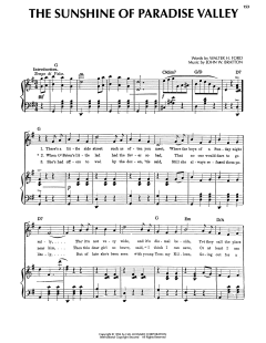 The Sunshine Of Paradise Valley von John W. Bratton (Download) 