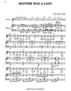 Mother Was A Lady von Edward B. Marks (Download) 