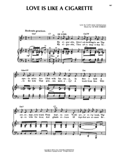 Love Is Like A Cigarette von Victor Herbert (Download) 