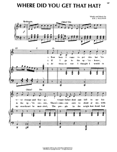 Where Did You Get That Hat? (Download) 