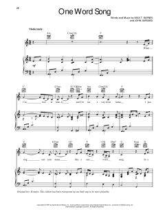 One Word Song von Randy Travis (Download) 