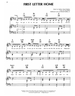 First Letter Home von Don Black (Download) 