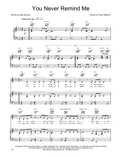 You Never Remind Me von Linda Eder (Download) 