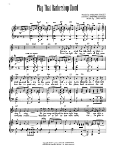 Play That Barbershop Chord von Ballard MacDonald (Download) 