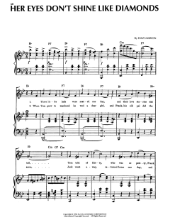 Her Eyes Don't Shine Like Diamonds (Download) 