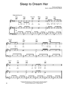 Sleep To Dream Her von Dave Matthews Band (Download) 