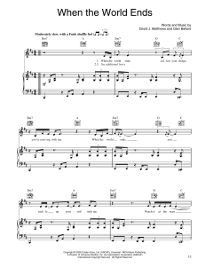 When The World Ends von Dave Matthews Band (Download) 