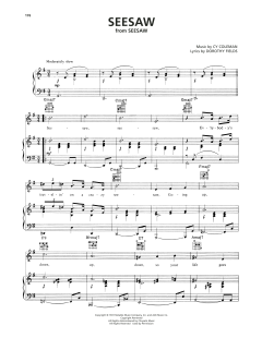 Seesaw von Cy Coleman (Download) 