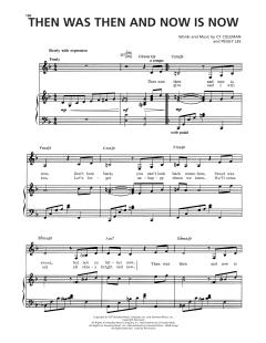 Then Was Then And Now Is Now von Cy Coleman (Download) 