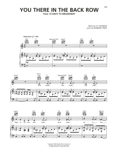 You There In The Back Row von Cy Coleman (Download) 