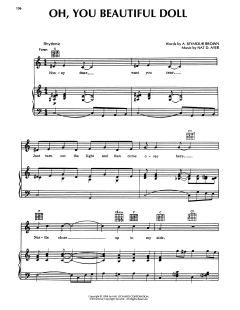 Oh, You Beautiful Doll von A. Seymour Brown (Download) 