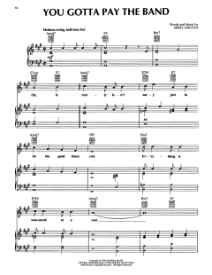 You Gotta Pay The Band von Abbey Lincoln (Download) 