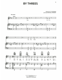 By Threes von Cy Coleman (Download) 