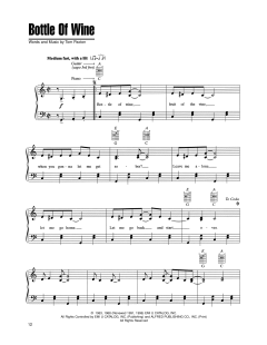 Bottle Of Wine von Tom Paxton (Download) 