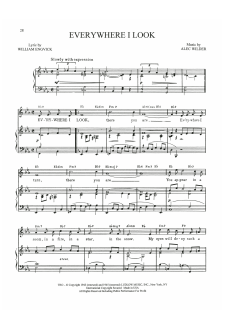 Everywhere I Look von Alec Wilder (Download) 