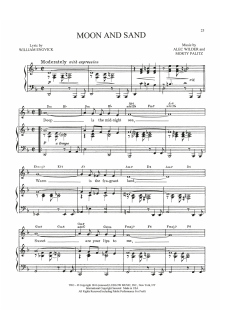 Moon And Sand von Alec Wilder (Download) 