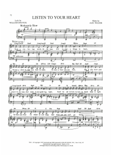 Listen To Your Heart von Alec Wilder (Download) 