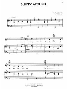 Slipping Around von Ernest Tubb (Download) 