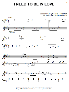 I Need To Be In Love von John Bettis (Download) 