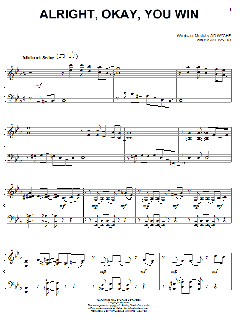 Alright, Okay, You Win von Peggy Lee (Download) 