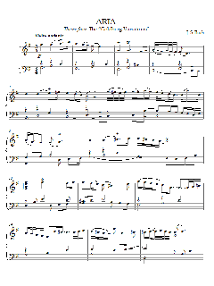 Aria (Theme) von Bach (Download) 