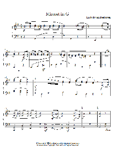 Minuet in G, Op. 10, No. 2 (Download) 
