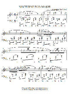 Nocturne In Eb Major, Op. 9, No. 2 von Frédéric Chopin (Download) 