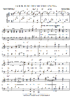 Look For The Silver Lining von Jerome Kern (Download) 