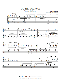 Du Bist Die Ruh (You Are My Peace) von Schubert (Download) 