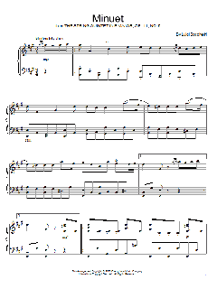 Minuet von Luigi Boccherini (Download) 