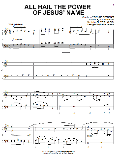 All Hail The Power Of Jesus' Name von Edward Perronet (Download) 