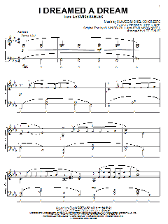I Dreamed A Dream von Alain Boublil (Download) 