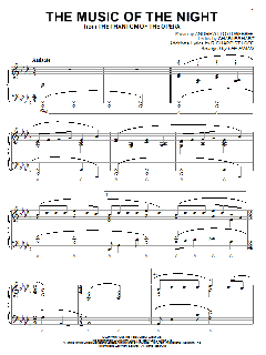 The Music Of The Night von Andrew Lloyd Webber (Download) 