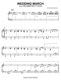 Wedding March von Felix Mendelssohn (Download) 
