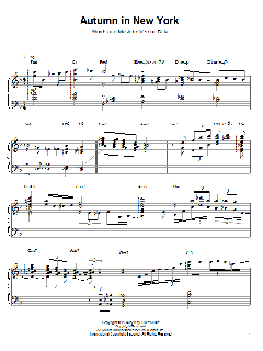 Autumn In New York von Bud Powell (Download) 