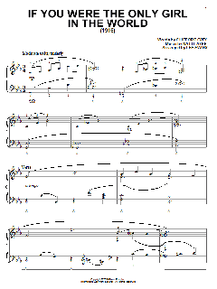 If You Were The Only Girl In The World von Clifford Grey (Download) 