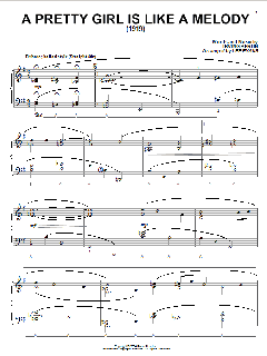 A Pretty Girl Is Like A Melody von Irving Berlin (Download) 