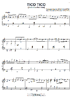 Tico Tico (Tico Tico No Fuba) von Carmen Miranda (Download) 