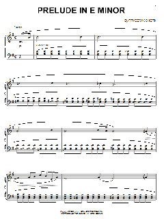 Prelude In E Minor, Op. 28, No. 4 von Frédéric Chopin (Download) 