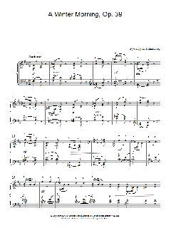 A Winter Morning, Op. 39 (Download) 