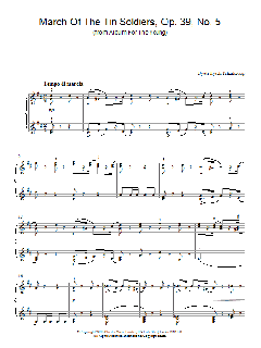 March Of The Tin Soldiers, Op. 39, No. 5 (Download) 