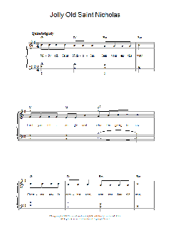 Jolly Old St. Nicholas von 19th Century American Carol (Download) 